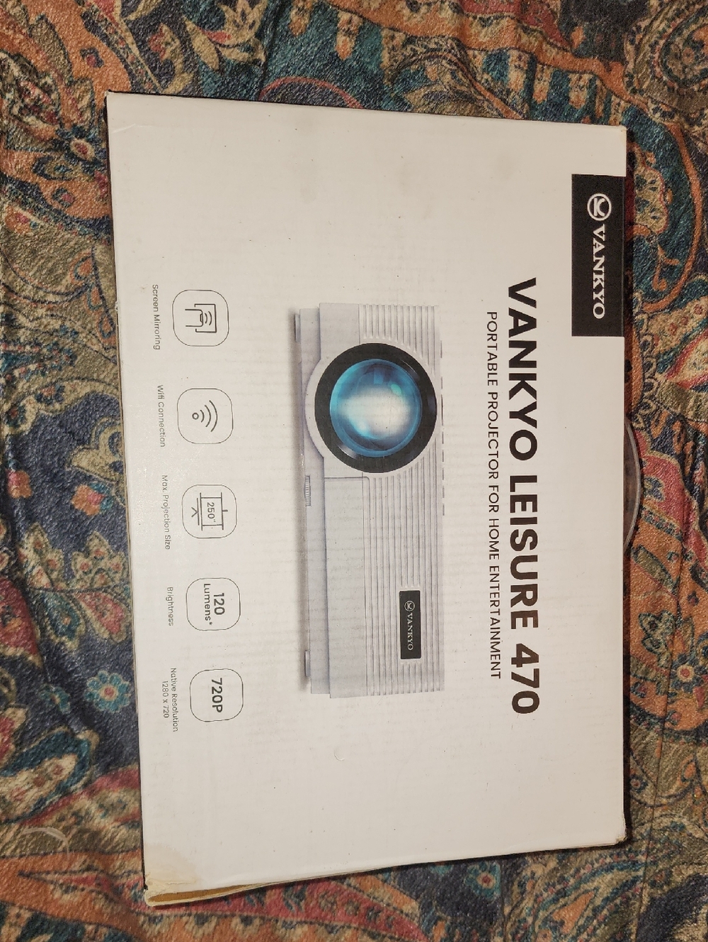 Leisure 470 White Portable Projector